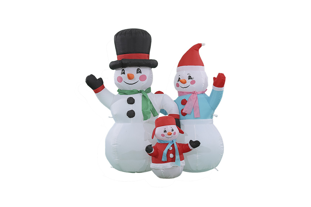 Inflatable Snowman Family CD20115 1